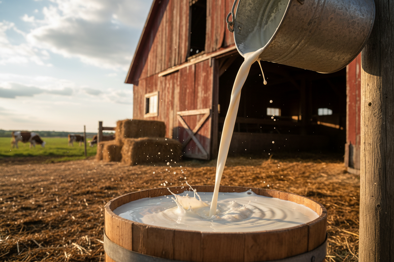 Raw milk benefits