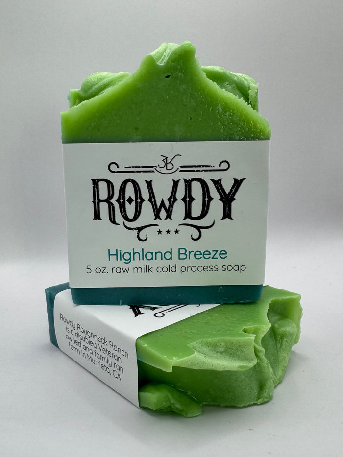 Highland Breeze Raw Milk Soap