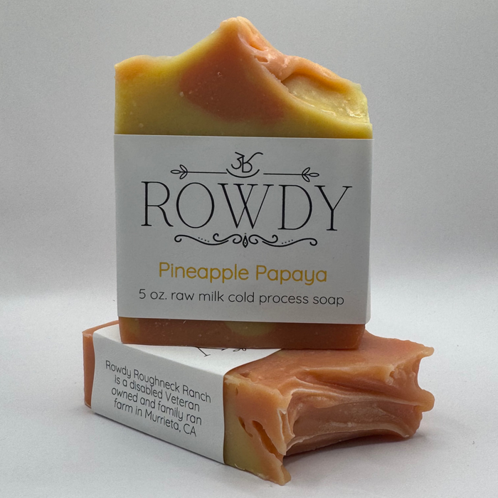 Pineapple Papaya Raw Milk Soap