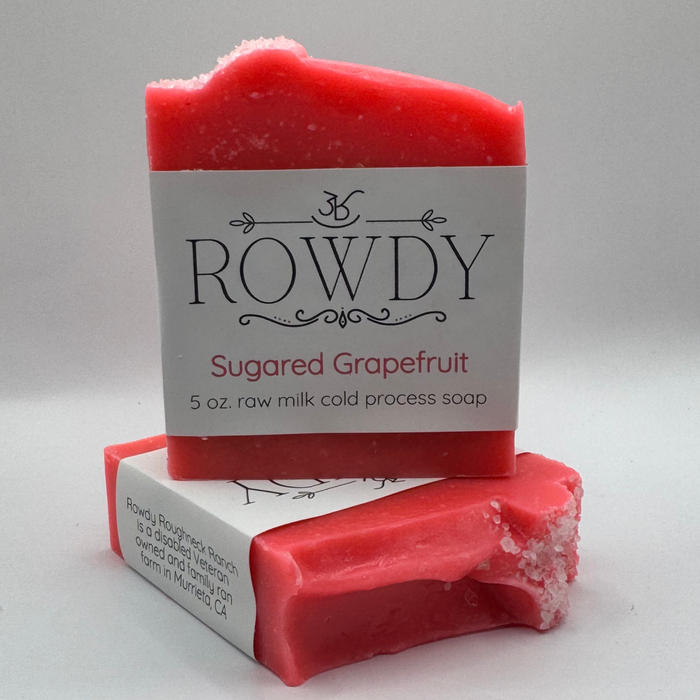 Sugared Grapefruit Raw Milk Soap