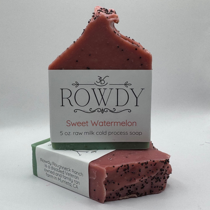 Sweet Watermelon Raw Milk Soap