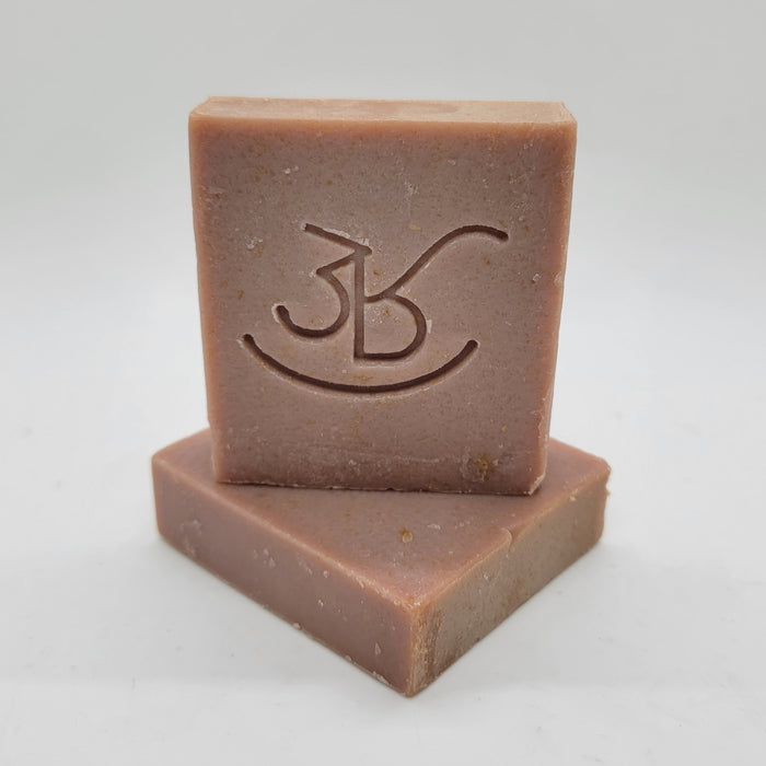 Raspberry goat milk soap